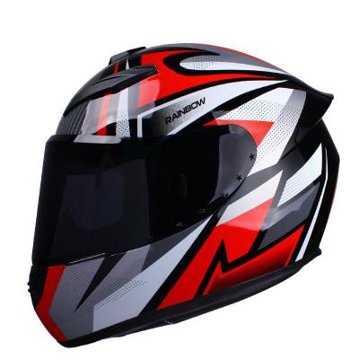 China Wholesale New Fashion Full Face Helmet Durable Motorcycle Helmets Factory ABS Motorcycle Helmet Men for sale