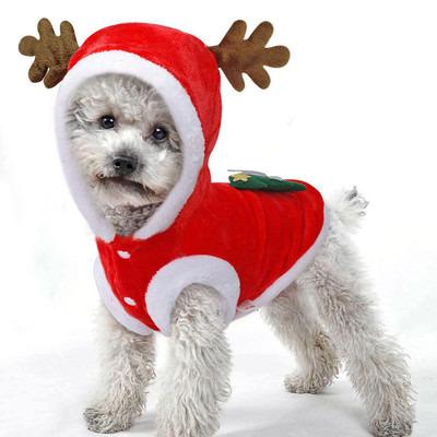 China Stocked Import Dog Clothes China Pet Clothes Winter Christmas Warm Clothes For Pets for sale