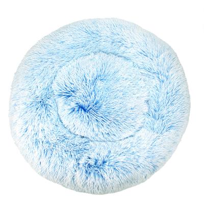 China Large Breathable Soft Cat Mat Plush Bed Labradors Dog Beds Houses Round Cushion Pet Product Accessories for sale