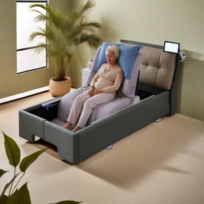 China Home care Advanced intelligent nursing bed for the elderly medical care with automatic flipping and sitting positioning adjustable for sale