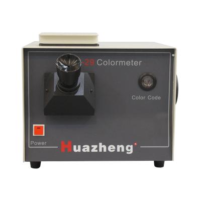 China Each type of lubricating oil and other HuaZheng color tester lubricating oil color meter transformer oil color analysis equipment electric oil chroma analyzer oil for sale