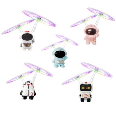 China Splashing Double Battle Induction Intelligent Levitation Astronaut Gyrotron Technology Black Aircraft Children's Toys Send Boy for sale