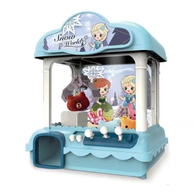 China Medium Interest Culture Girls Large Grasping Mini Doll Machine Clip Doll Machine Coin Small Household Girl Children's Toys for sale