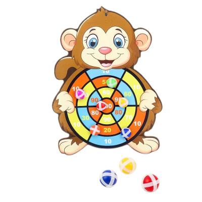 China Hot Selling Cute Popular Kids Favorite Indoor Toys Motion Design Game Custom Dart Board With Sticky Ball for sale