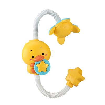 China Paddling style border style children's bathroom explosion shower Meng duckling summer bath electric baby paddling toys wholesale for sale