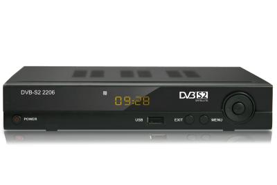 中国 HD dvb-s2 セット トップ ボックス、DVB-S/DVB-S2/MPEG-2/MPEG-4/H.264 完全準拠の DVB - T の LED テレビ 販売のため