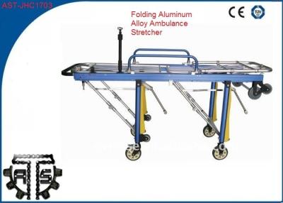 China Adjustable hospital stretcher Patient Trolley , Adjustable Wheel Stretcher for sale