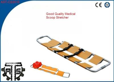 China Aluminum Folding Scoop Stretcher Hospital Patient Transfer Stretcher for sale