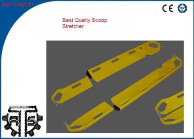 China Plastic Scoop Stretcher Foldaway Evacuation Stretcher For Catagmatic Patient for sale