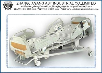 China Elektrische Funktion des ICU-Krankenhaus-Bett-fünf mit Linak-Motor-ABS Kopf und Fuß-Platte zu verkaufen