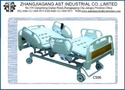 China Fünf Positions-Fernbedienung Funktions-elektrische Krankenhaus-Bett ABS Brett-fünf mit CPR zu verkaufen