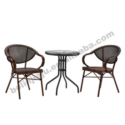 China Factory Supply Modern High Load Bearing Balcony Dining Outdoor Table And Chair Set for sale