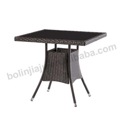 China Modern Hot Sale To Dining Table Middle Rattan Rattan Basket Storage Low Prices Outdoor Design Table for sale