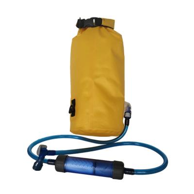 China Hot Selling Ocean Life Adventure Eco-friendly Camping Pack 5L Water Dry Bag With Filter for sale