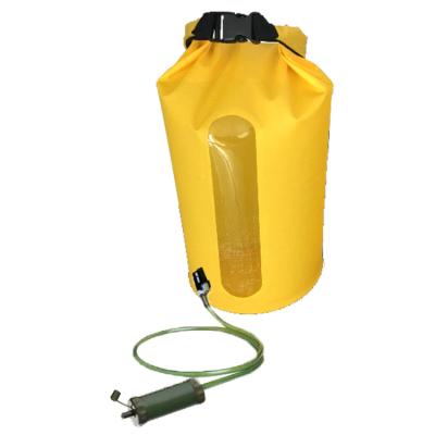 China Eco - Friendly Ocean Pack 15L Outdoor Camping Waterproof Dry Bag With Water Filter for sale