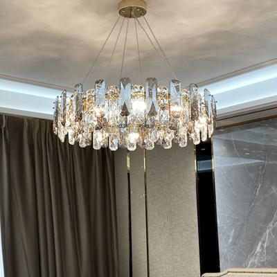 China 2022 Modern Indoor Luxury Pendant Light Smoky Crystal Chandelier, Modern Crystal Chandelier Light, Hanging Crystal Chandelier for sale