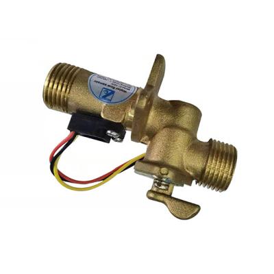 China 8*Q Â ± 10% Liquid Flow Sensor Switch Brass Liquid Control Sensor Hall Proximity for sale