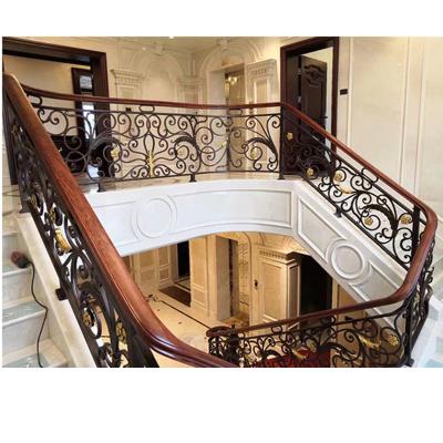 China Modern Garden Building Walkway Staircase 304 Satin Finish Stainless Steel Railing Fittings Balustrade For Commerical Indoor Shopping Mall for sale