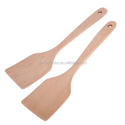 China Sustainable Kitchenware Tools Bamboo Pancake Turner / Bamboo Spatula for sale