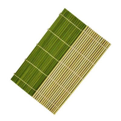 China Sustainable Green and Natural Bamboo Sushi Making Kit Bamboo Rolling Mats for sale