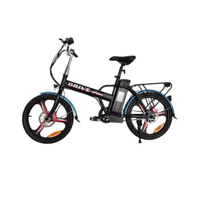 China Aluminum Alloy 20inch 48v Lithium Battery Electric Bike Aluminum Alloy Frame Health Exercise Aid Crushed Bicycle for sale