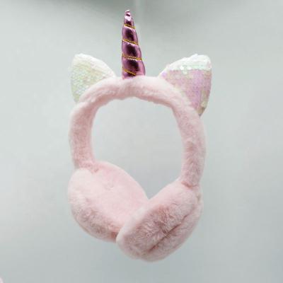 China Hot Factory Sale Unicorn Plush Panda Children Headphones Boys and Girls Cute Unicorn Plush Headphones Custom Earphone for sale