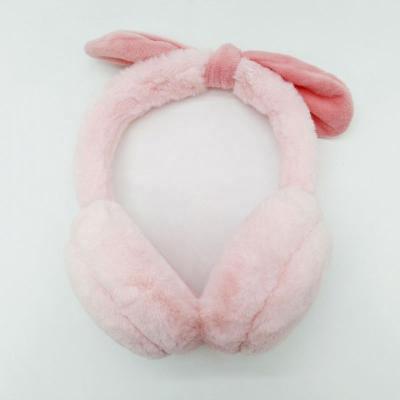 China Winter Warm Bowknot Earmuff Furry Earmuff Earmuff Girl Hairband Headband For Christmas for sale