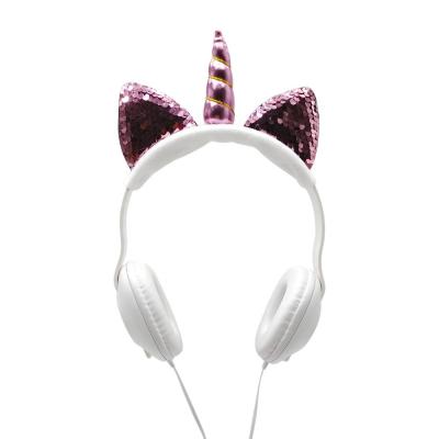 China Headband Made in Shenzhen Headphones Bass Music In Ear Plush Deep Earphone Wire Earphone for sale