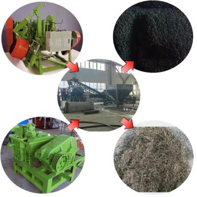 China Manufacturing Plant Tire recycling powder processing machine/Rubber tire pulverizer for sale