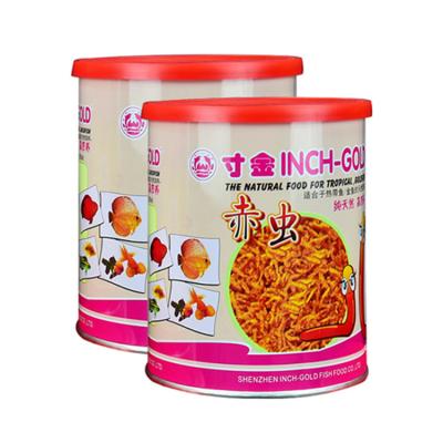 China Factory direct sale viable delicious favorite tropical fish feed of insect goldfish frozen and dried feed for sale