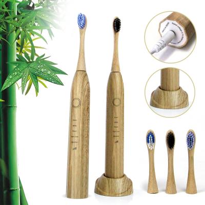 China CE Certificate Eco- friendly Biodegradable Brush Head Electrical Bamboo Electric Toothbrush for sale