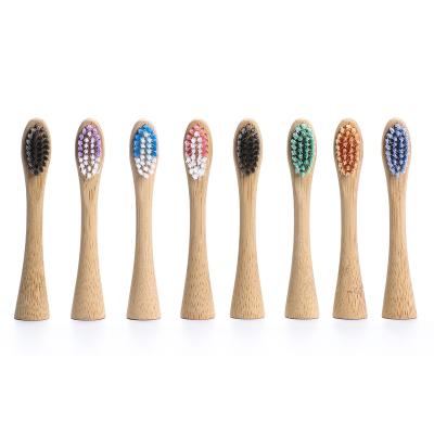 Cina Electric toothbrush bamboo head kids adult bamboo electric toothbrush replacement heads eco in vendita