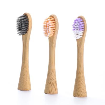 Cina Wholesale replaceable bamboo toothbrush head eco electric bamboo toothbrush head bamboo in vendita