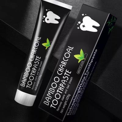 中国 Wholesale eco friendly charcoal tooth paste charcoal fluoride free tooth paste packaging tube 販売のため