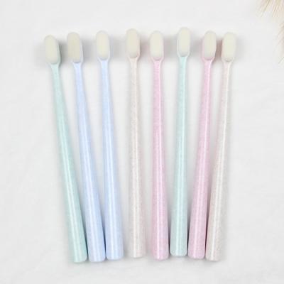 China China Wholesale Premium 10000 toothbrush wheat straw brush toothbrush for Sensitive Teeth for sale