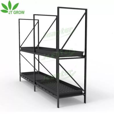 China New Type Static Mobile Greenhouse Vertical Planting Nursery Planting Rack for sale