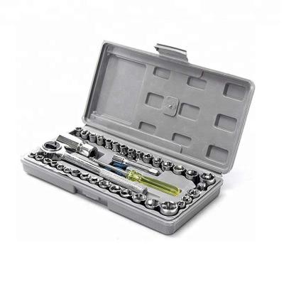 China Other Hot Selling 40pcs Multifunctional Tool Suitcase Socket Set for sale