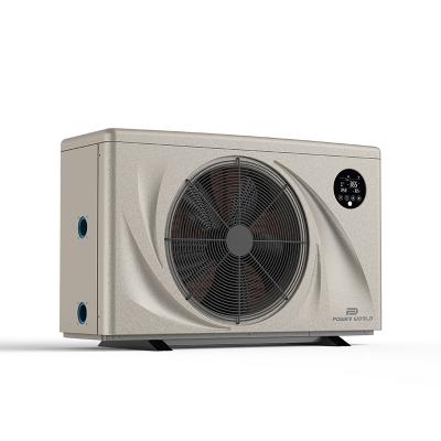 China Outdoor ABS R32 Plastic 3 Stage 10 Kw Air Source Swimming Pool Water Heater Heat Pump For Swimming Pools for sale