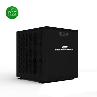 China popular outdoor intelligent pool heat pump 5kw vertical mini 110v bomba de calor for sale