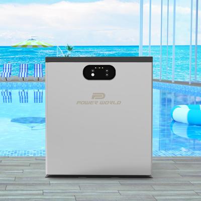 China New outdoor Shenzhen power air source mini r32 dc inverter above ground swimming pool heat pump for sale