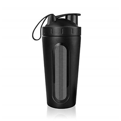 China PORTABLE Protein Shaker Bottle BPA Shaker Bottles Stainless Steel Protein Mixes and BCAA Free Gym Bottle and Shaker Ball for sale