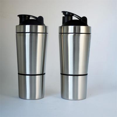 China Wholesale Custom Viable Stainless Steel Gym Shaker Bottle Custom Protein Shaker Bottle for sale