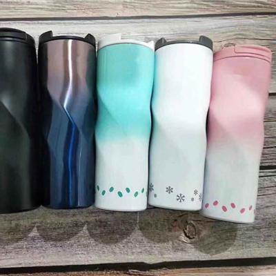 China 16 oz PORTABLE Car Running Cup Tumbler Leak Proof Flip Cap BPA Free Coffee Mug for sale