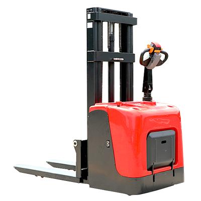 China Construction Building Construction Battery Operated Cylinder 2ton Pallet Truck Full Electric Forklift Pallet Stacker for sale