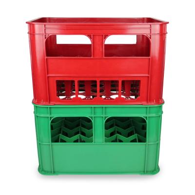 China Stackable Cheap Price Plastic Beer Glass Bottle Crates For Sale for sale