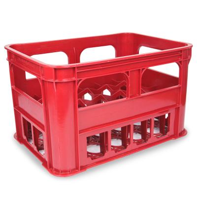 China Hot Selling Stackable Plastic Beverage Bottle Wine Crate For Bar Restaurant for sale