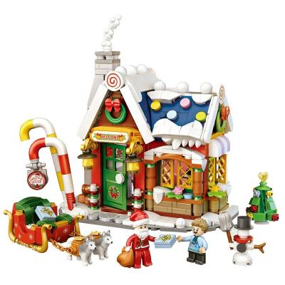 China Building Blocks Toy 788 PCS Christmas Day New LEGOON Gift Building Blocks Toys Gift Christmas Gift Blocks Toy for sale