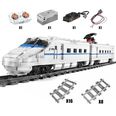 China DIY TOY Educational DIY Assembled World's NO.CRHA2 Railway High Speed ​​Train Building Bricks Set For Children Buidling Blocks Toys for sale