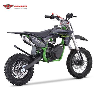 China 2022 New 60cc 12/10 High 2 Stroke Gas 50cc Dirt Bike Dirt Bike 49cc Petrol Front 2.5-12