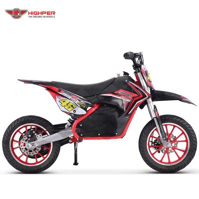 China 500W 36V Mini Electric Motocross Mini Dirt Bike For Kids Electric Motorcycle 2.50-10 for sale